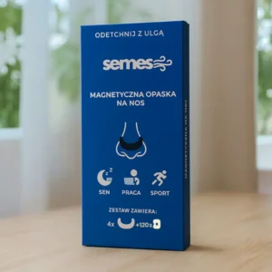 Opaska Magnetyczna Semes - popraw swój oddech, samopoczucie i skończ z chrapaniem
